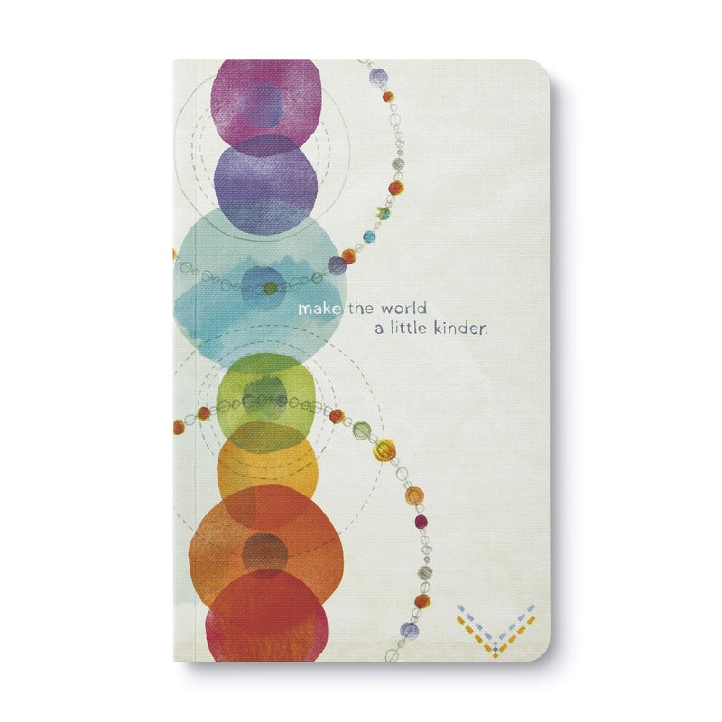 Compendium Softcover Journal - Make the World a Little Kinder. â€“ A Write Now Journal with 128 Lined Pages, 5â€³W x 8â€³H - Image 1